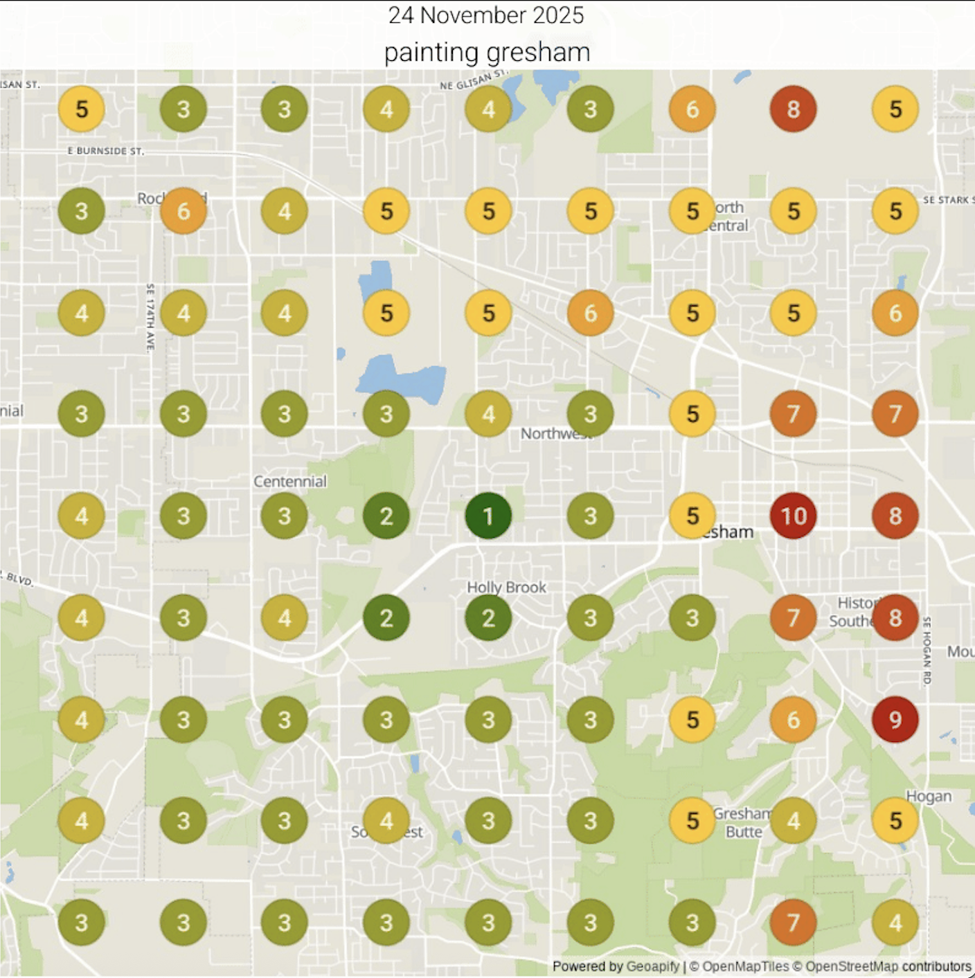 rankings after screenshot